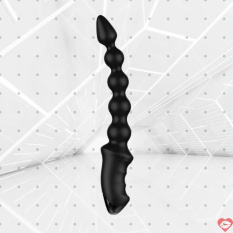 Nexus Bendz Chuỗi Anal Rung Đen 26cm