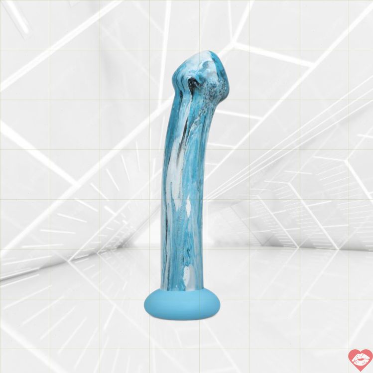 Gildo dildo kính sóng biển xanh dương 3.8cm