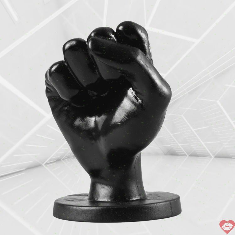 All Black Fist M PVC Đen 10cm Khủng Đỉnh Cao 