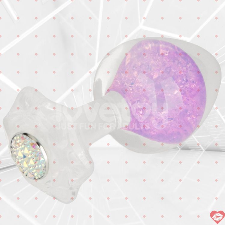 Lovetoy Gemoria Bi Kính Tím Hậu Môn 9.5cm