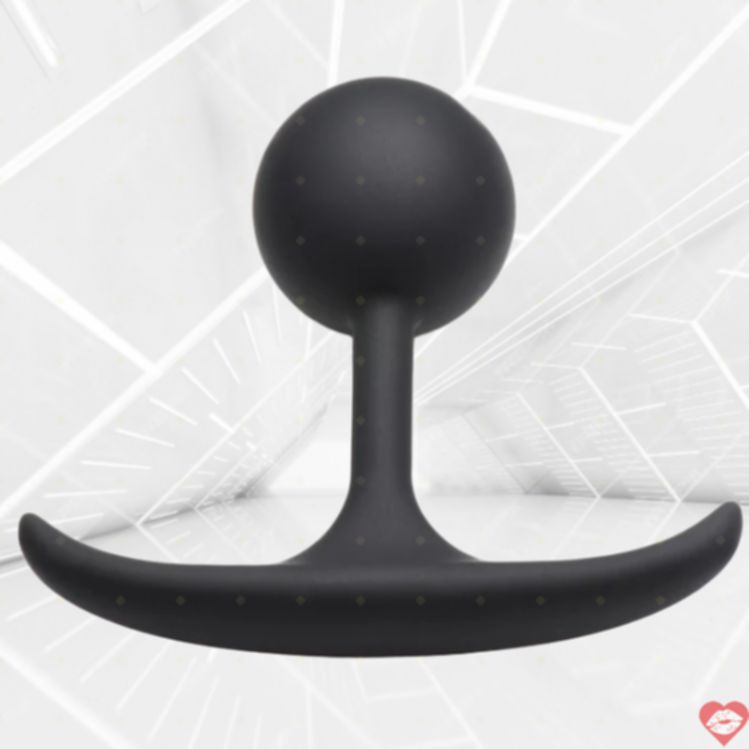 Heavy Hitters Butt Plug Nặng M 4.3cm Đen Mỹ 