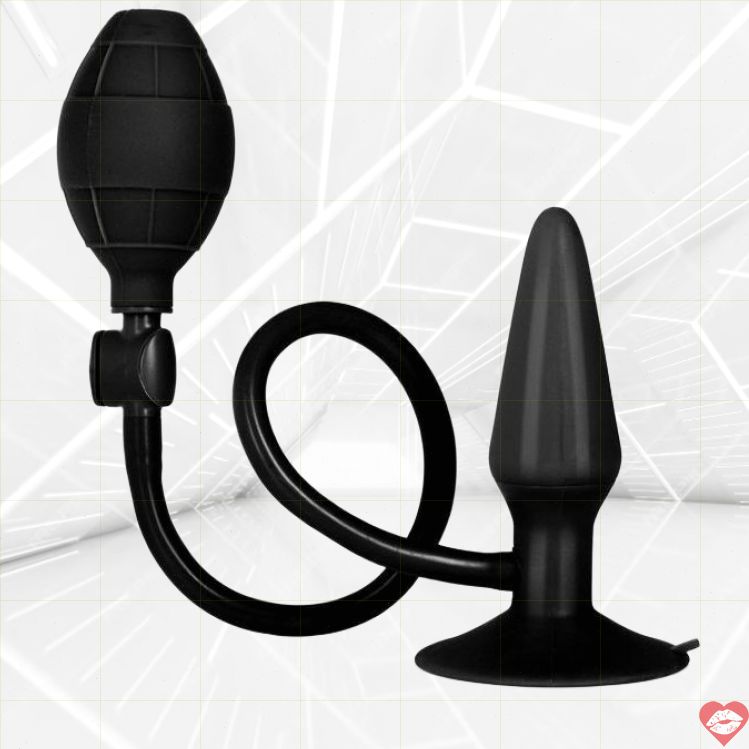 CEN Butt Plug Bơm Phồng Đen Nhỏ Dễ Dàng 