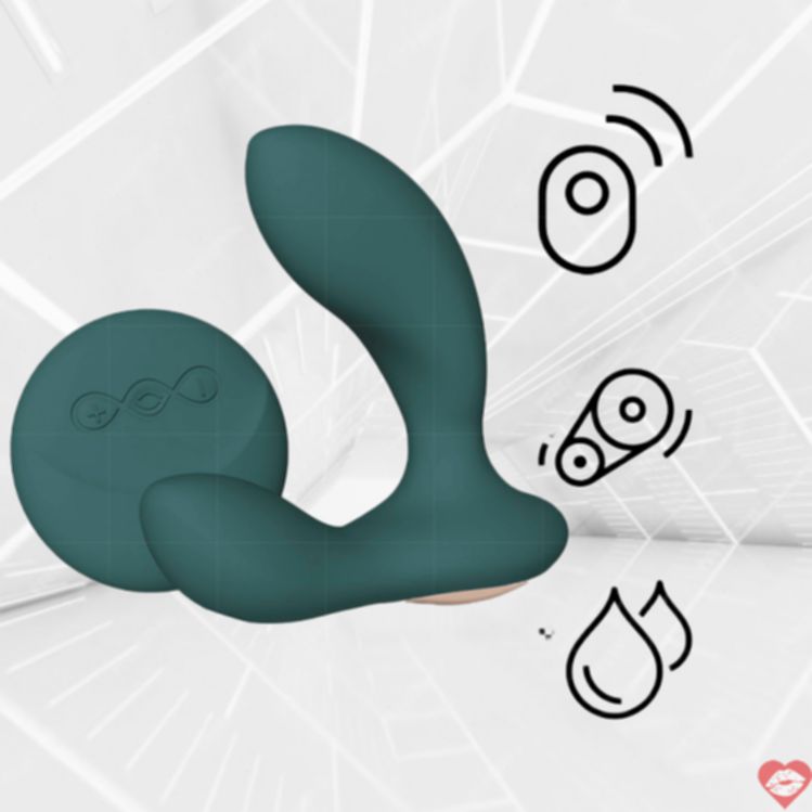 Lelo Hugo 2 Máy Rung Hậu Môn Xanh Lá Remote Siêu Mạnh