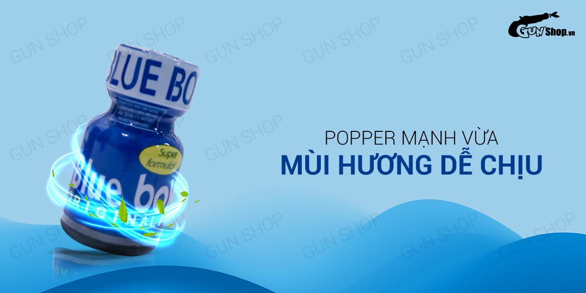  Thông tin Chai hít tăng khoái cảm Popper Blue Boy - Chai 10ml cao cấp
