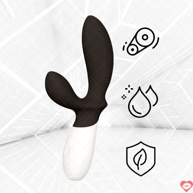 Lelo Loki Wave 2 Đen Rung Sóng Tiền Liệt Tuyến