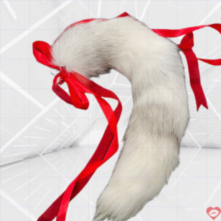 Đuôi Cáo Trắng Furry Plug Fantasy Tháo Rời 