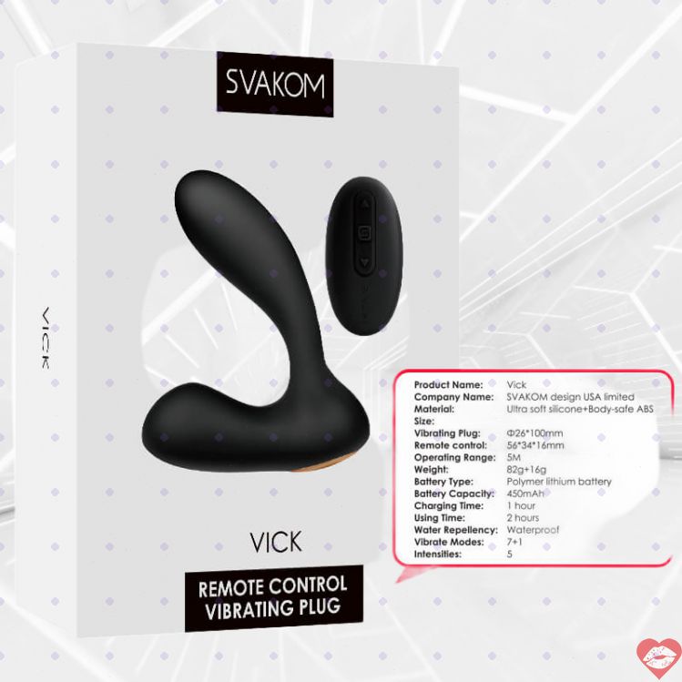 Svakom Vick Prostate Remote Rung Góc Lý Tưởng 