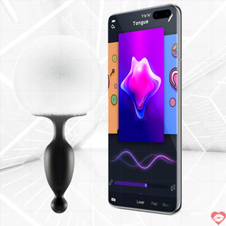 Magic Motion Bunny Butt Plug App Rung Đuôi Thỏ