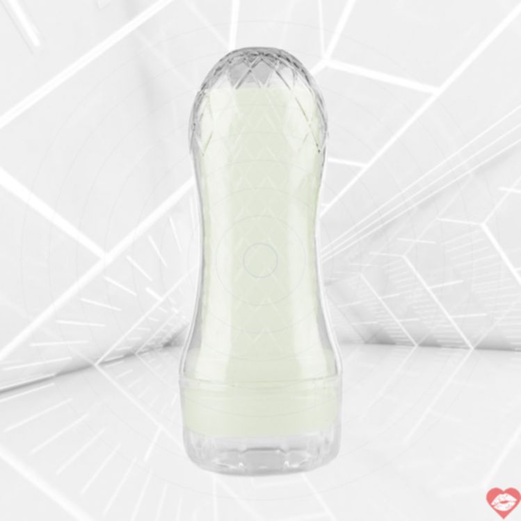 Lovetoy Ribbed Máy Bay Cup Phát Sáng 20cm