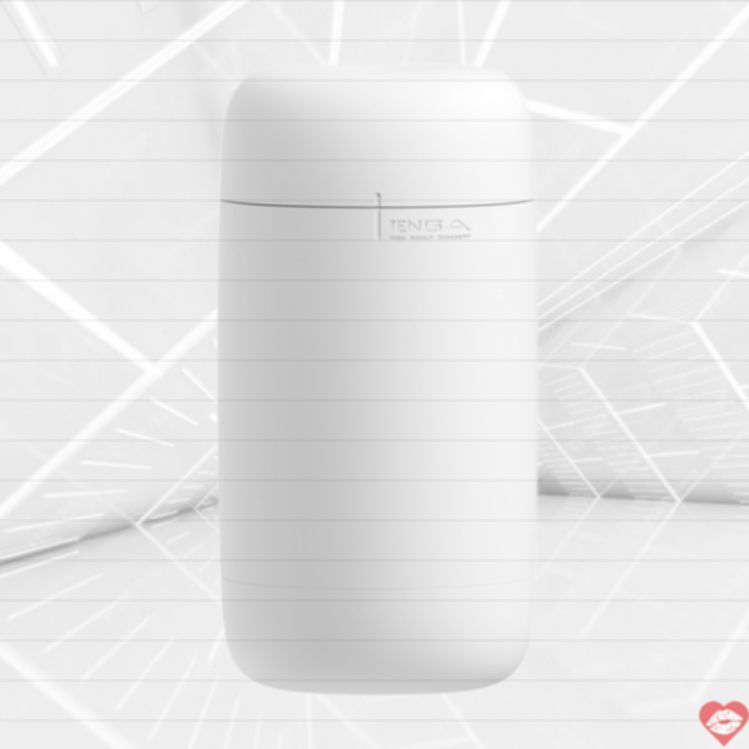 Tenga Puffy Delicate Edges Máy Bay Cup Trắng Mềm