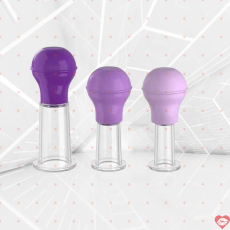 Pipedream Nipple Enhancer Tím Hút Vú Mạnh Nâng Khoái 
