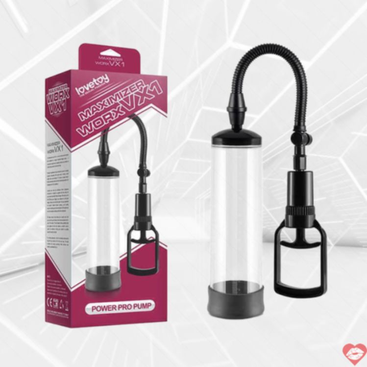 Penis pump Maximizer Worx VX1 7cm trong suốt mở rộng hiệu quả 