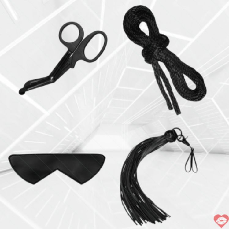 Sportsheets Rope Kit Shibari BDSM Học Thắt Dễ Dàng 