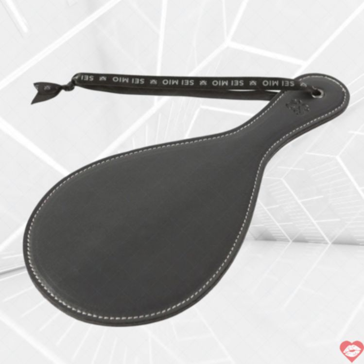 Paddle SEI MIO Spanking Tròn Đen BDSM Mạnh