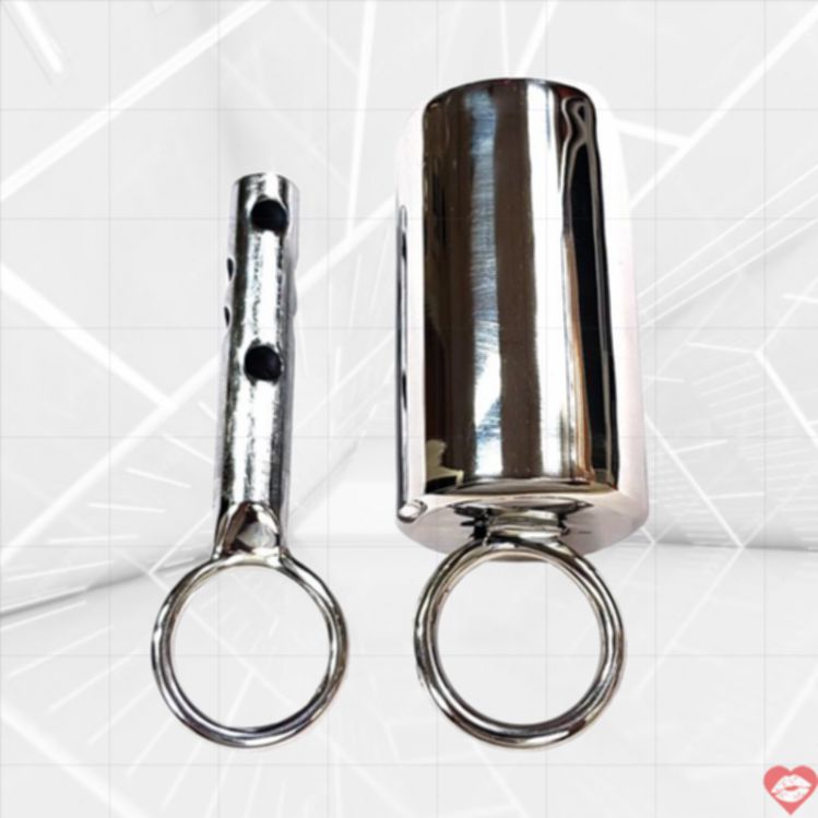 Rouge Ice Lock Thép BDSM Lạnh Thời Gian Kiềm Chế 