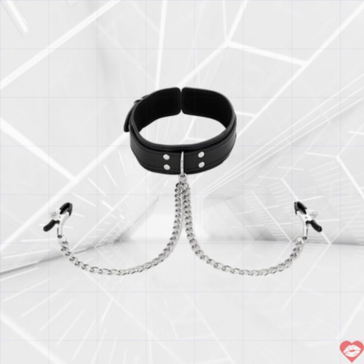 Vòng cổ Sportsheets kẹp vú BDSM song đôi sướng tê tái 