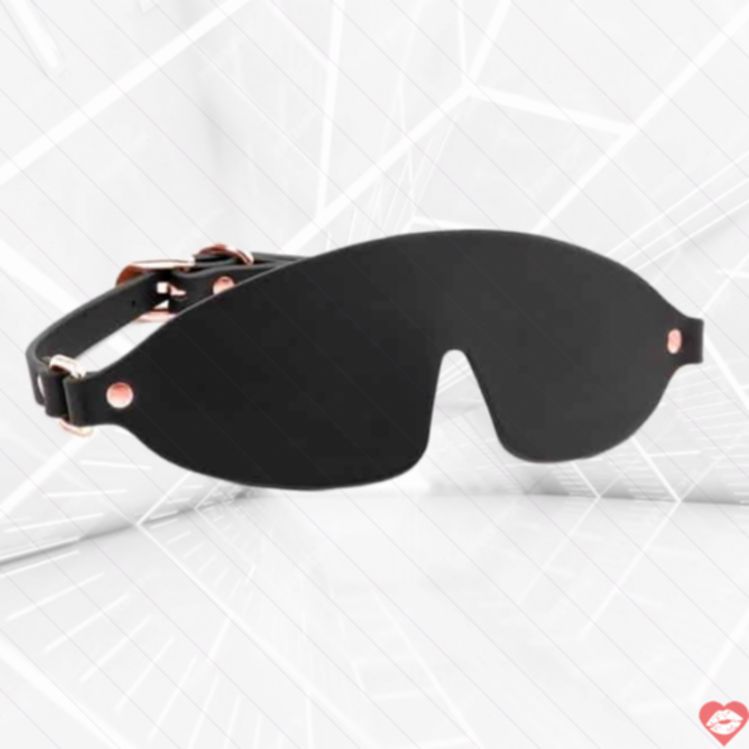 Blindfold NS Bondage Couture Đen Sang Trọng BDSM Huyền Bí 
