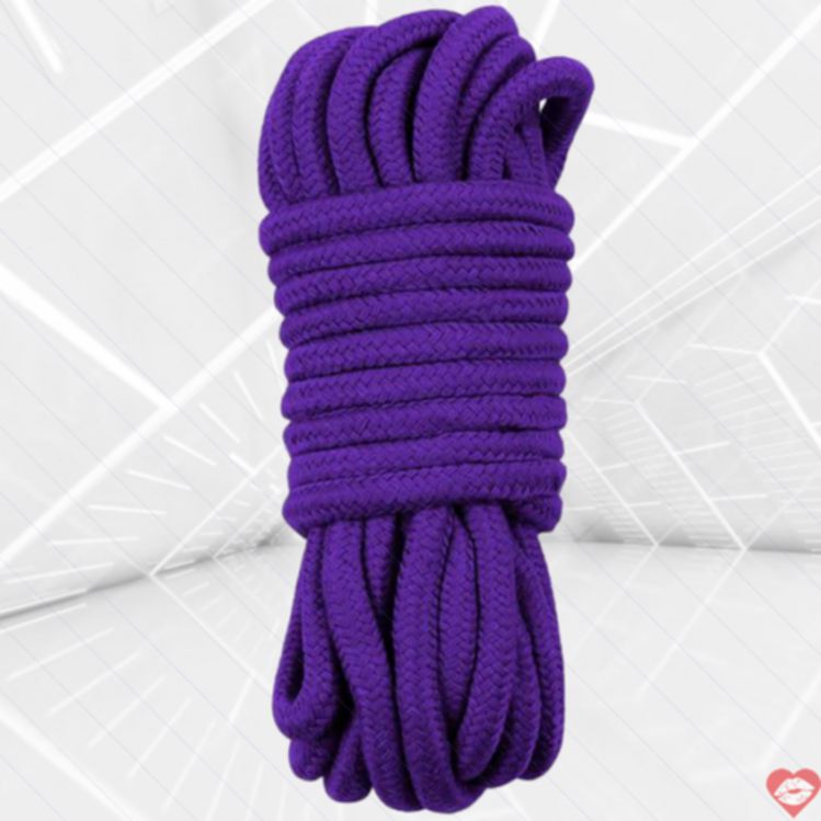 Dây Trói Lovetoy Tím 10m Cotton Siêu Mềm Bền
