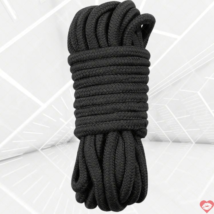 Dây Cotton Lovetoy Đen 10m 8mm Bondage Siêu Mềm