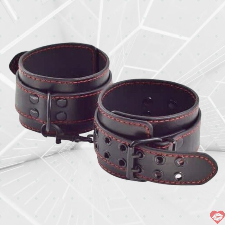 Nanожники Lovetoy đen da xích tình yêu nồng cháy