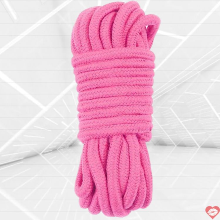 Dây Trói Lovetoy Hồng 10m Bông Mềm Erotica 