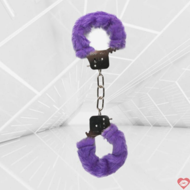 Còng Lông Furry Easytoys Tím Siêu Mềm, Kích Thích BDSM Nóng Bỏng 