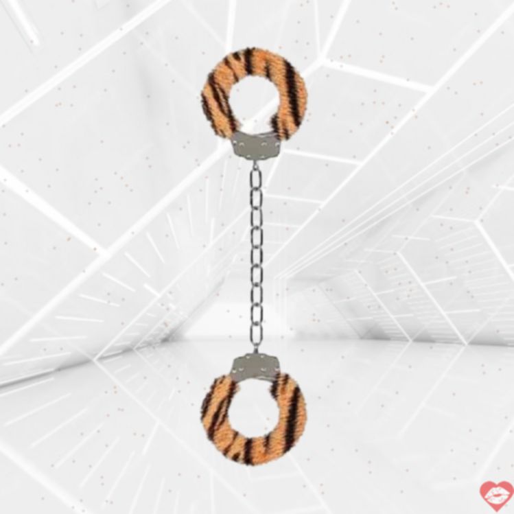 Furry Ankle Cuffs Shots bạc lông mềm BDSM sang trọng 