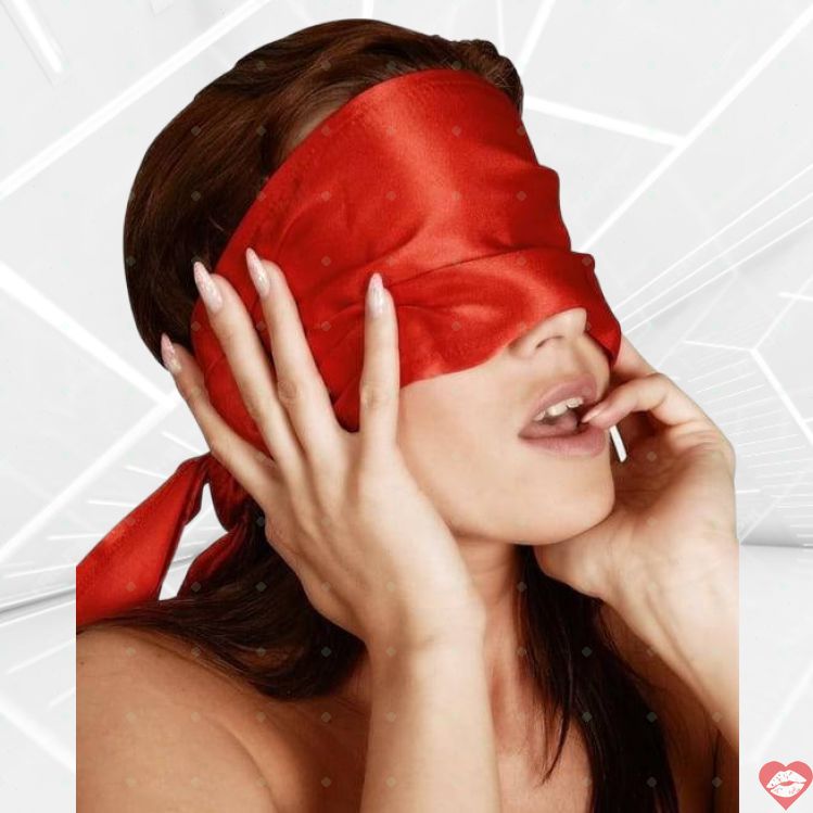 Bad Kitty Khăn Trói Mắt Đỏ Rộng BDSM Gợi Cảm Hấp Dẫn 