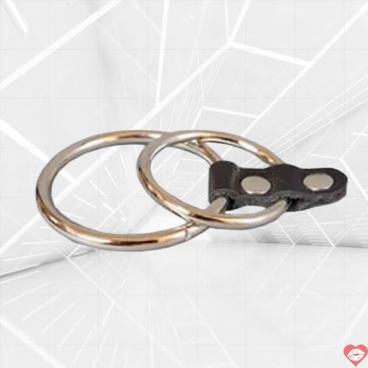 Vòng Cặc Bi Thép Đen Sbруя BDSM Kiểm Soát Mạnh Mẽ 