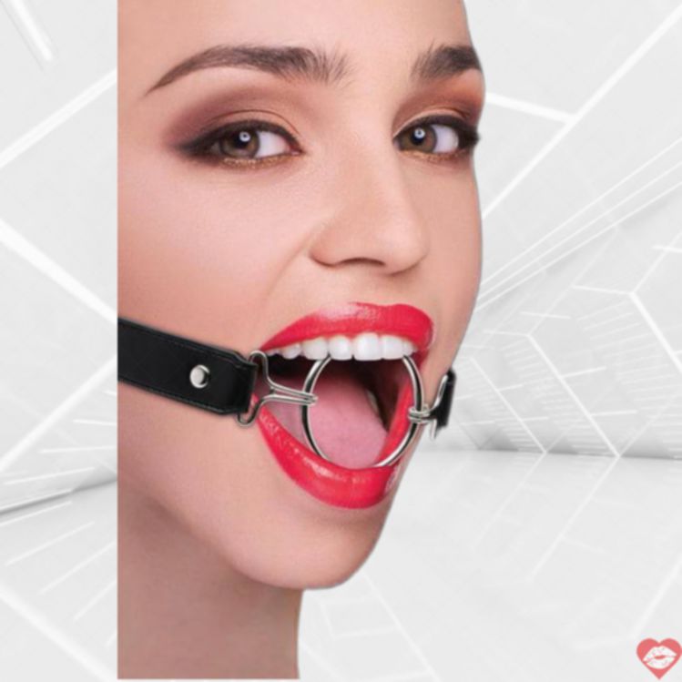Ring Gag XL Shots Kẹp Miệng O Lớn BDSM Thoải Mái Cao Cấp 
