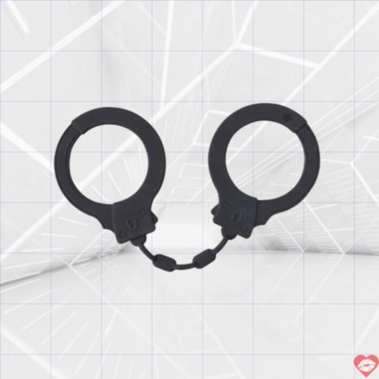Lola Games Còng Chân Silicon Đen 35cm BDSM Fetish Hoàn Hảo