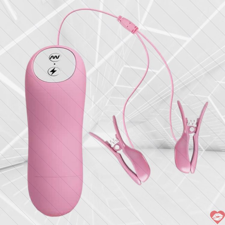 Baile Nipple Clamp Hồng Vibe Điện Giật Đỉnh Cao