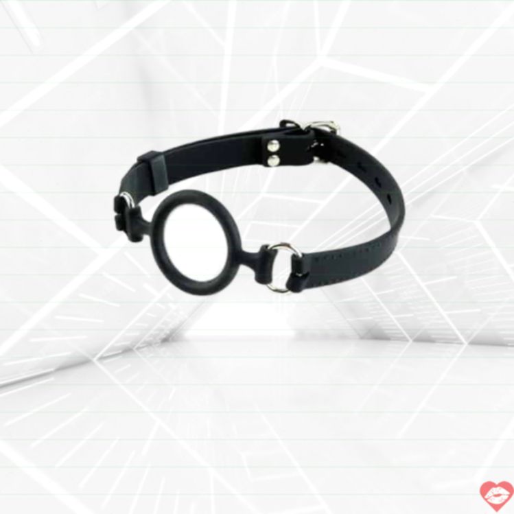Pipedream O-Ring Gag Đen Kim Loại Mở Miệng Cực Đỉnh 