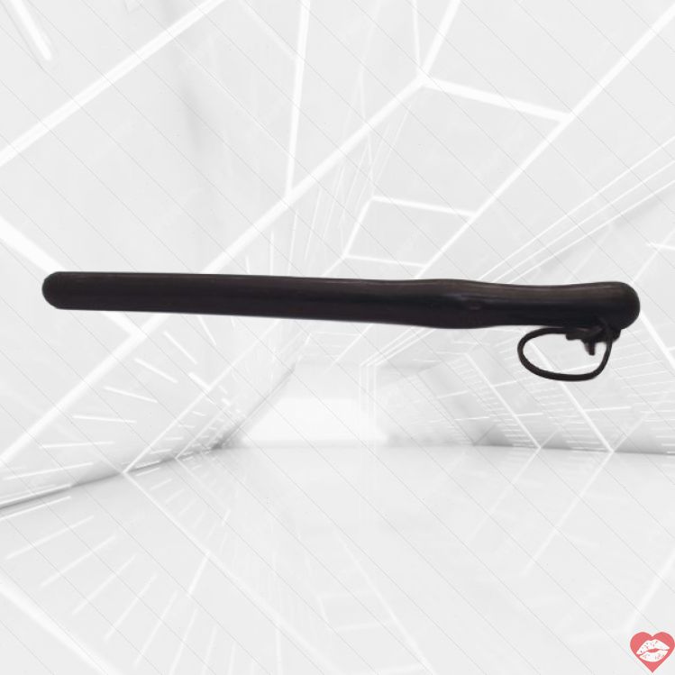 Mister B Gậy Cao Su Đen 40cm BDSM Nặng Trịch 