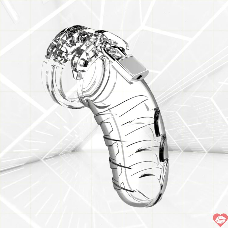 ManCage Khóa Trinh Tiết Nam 4 Trong Suốt Kiểm Soát 