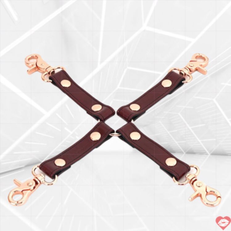 Liebe Seele Dây Da Bó Tay Chân Đỏ Gợi Cảm 