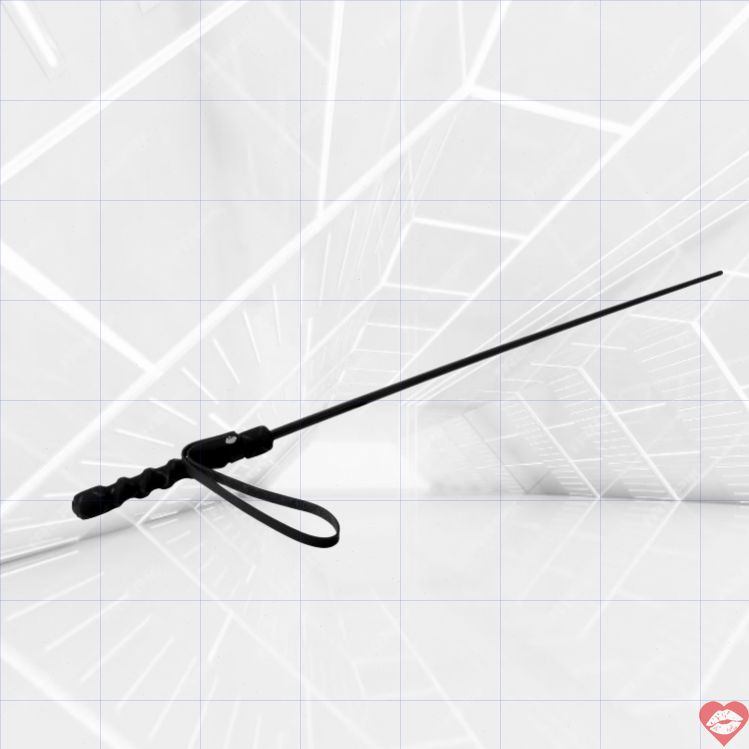 Mistress Whipping Rod Đen 62cm Đánh Đau Khoái