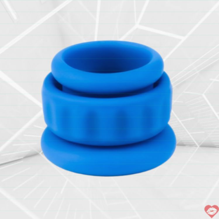 Lovetoy Pinnacle Pro Vòng Kẹp Đôi Xanh Siêu Chặt