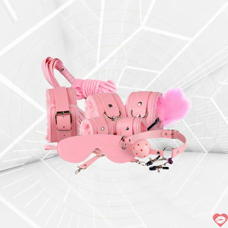 Bed Bondage Kit Nô Lệ Giường Kinky Đầy Đủ 