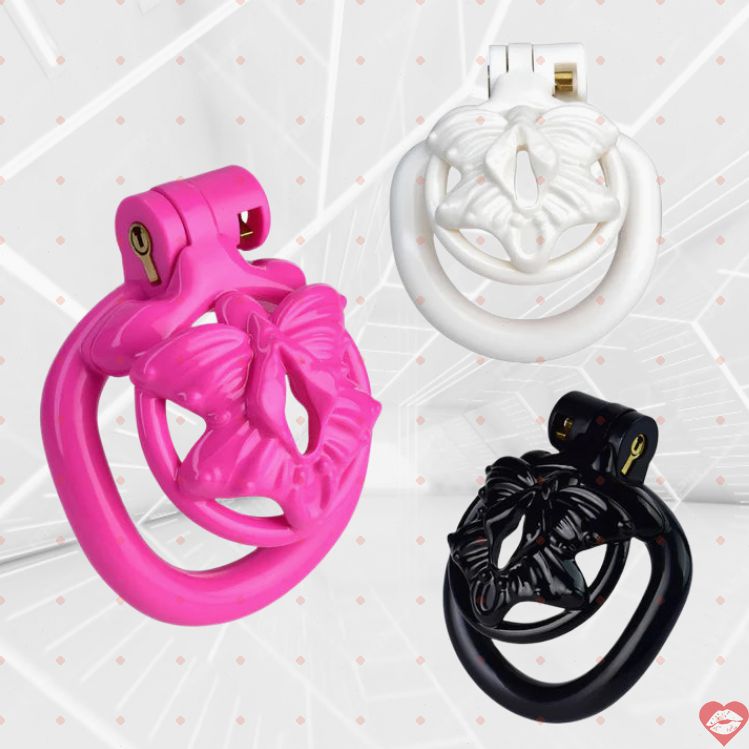 Lồng Chastity FRRK Butterfly Phẳng 4 Vòng Thoải Mái 