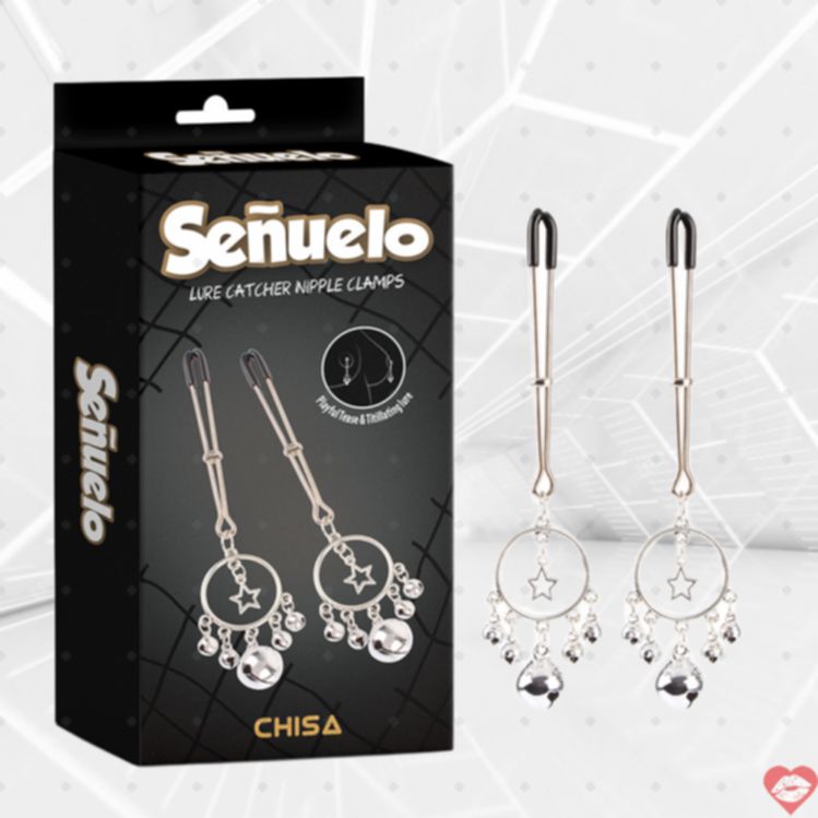 Senuelo Lure Catcher Kẹp Vú Điều Chỉnh Cay Nồng 