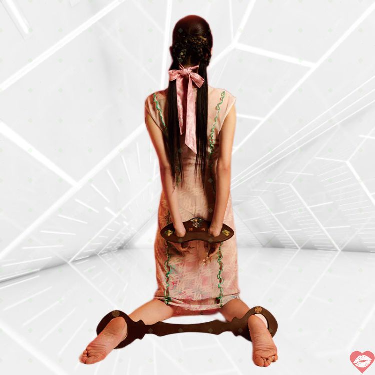 Gông tay gỗ UPKO FUXI hoàng hôn BDSM Trung Hoa mê hoặc 
