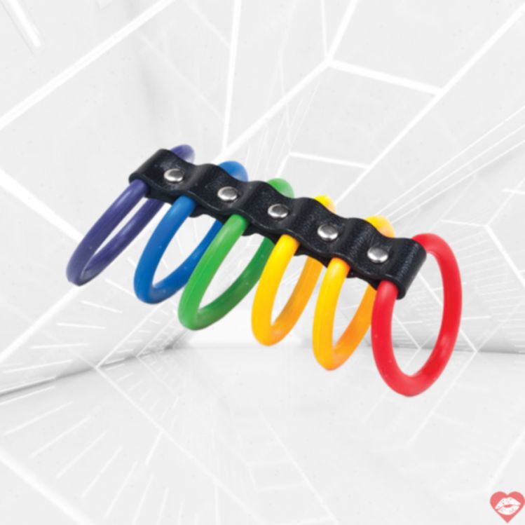 Vòng Cặc KinkLab Pride Cầu Vồng Độc Đáo 