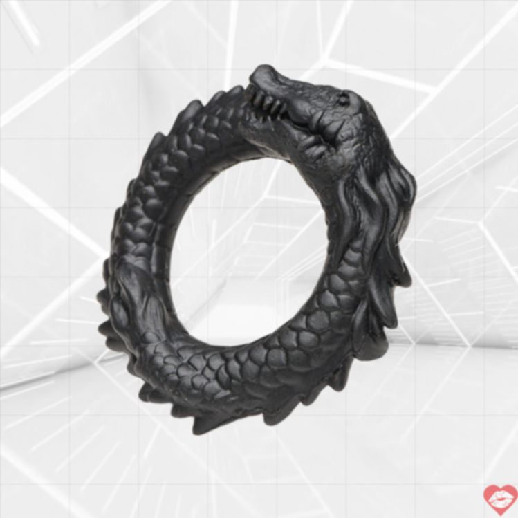 Nhẫn Gà Caiman Đen Kích Thích Mạnh Mẽ Bản Năng Dã Man 