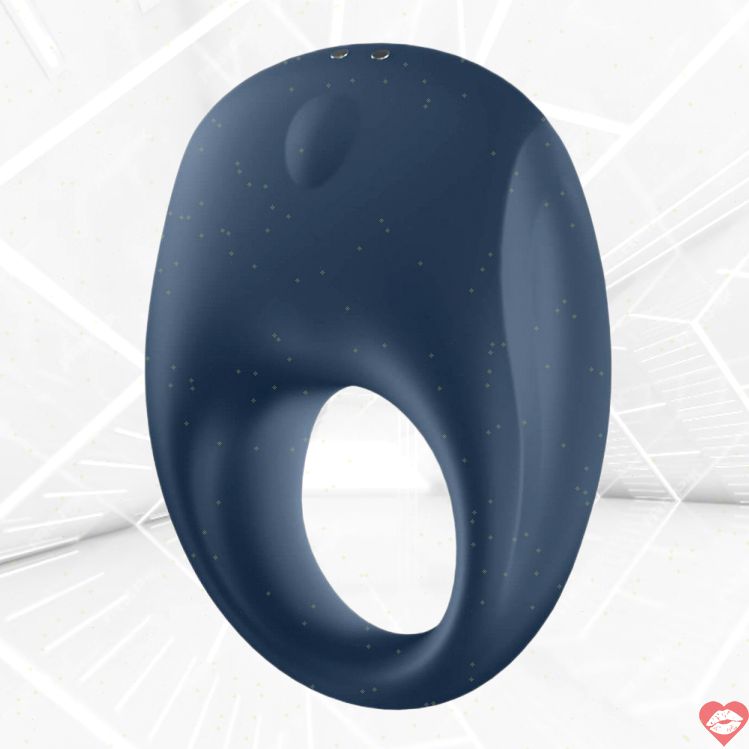 Satisfyer Strong One vòng rung xanh dương tăng cứng kéo dài