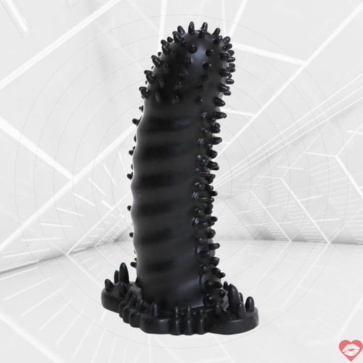 Vòng Đeo Dương Vật Bristly Đen 3cm Kích Thích Mạnh Đức 