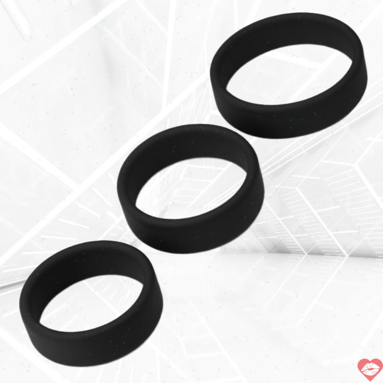 Lovetoy Power Plus Pro Cock Ring Đen Siêu Mạnh
