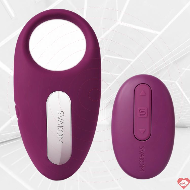 SVAKOM Winni Vòng Rung Tím Remote 26 Chế Độ