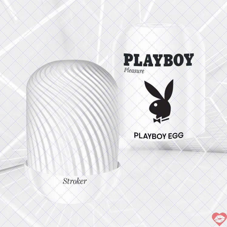Playboy Egg Stroker TPE Chống Nước Iconic Huyền Thoại Thỏa Mãn 