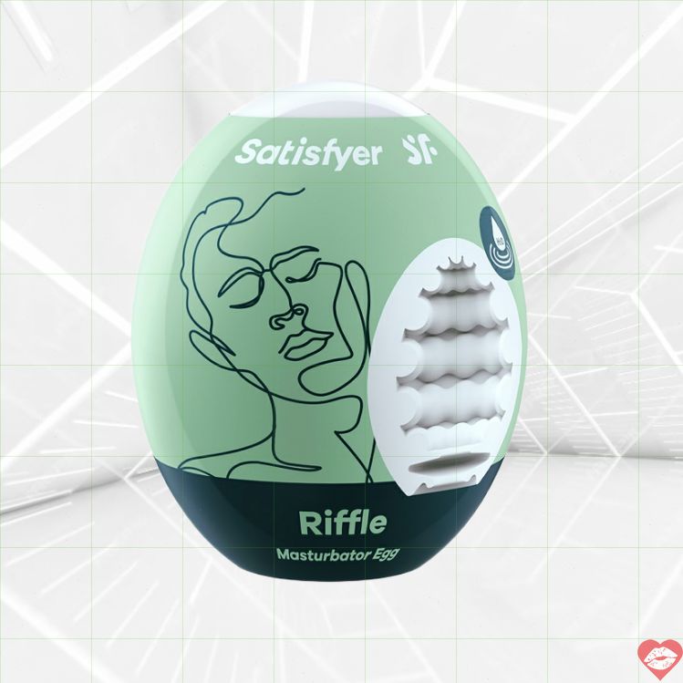 Satisfyer Riffle Trứng TPE Đức Một Lần Thú Vị 